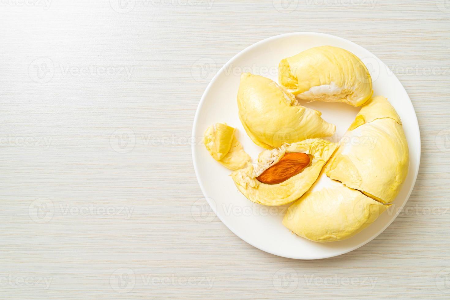 Durian riped and fresh ,durian peel photo