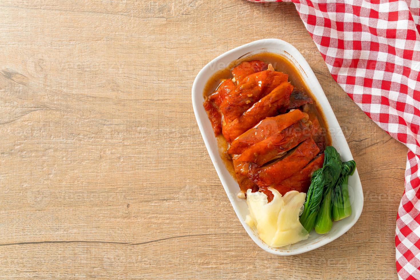 Peking duck or Roasted duck in Chinese style photo