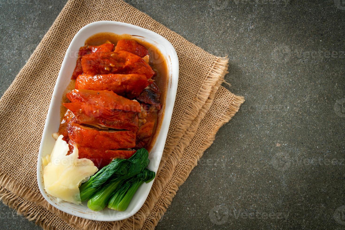 Peking duck or Roasted duck in Chinese style photo
