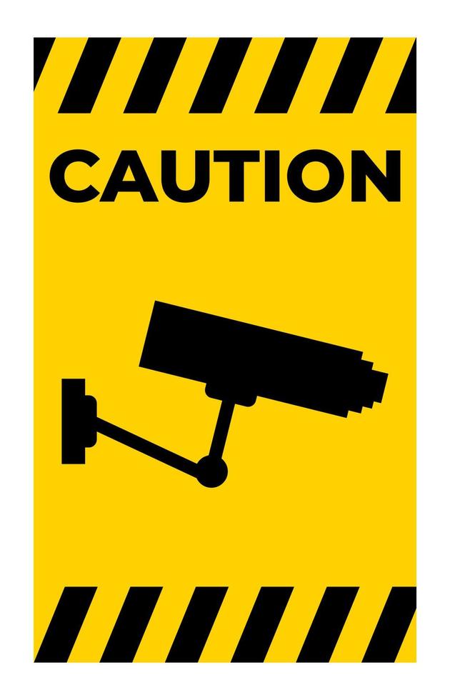 icono de video vigilancia cámara CCTV. vector