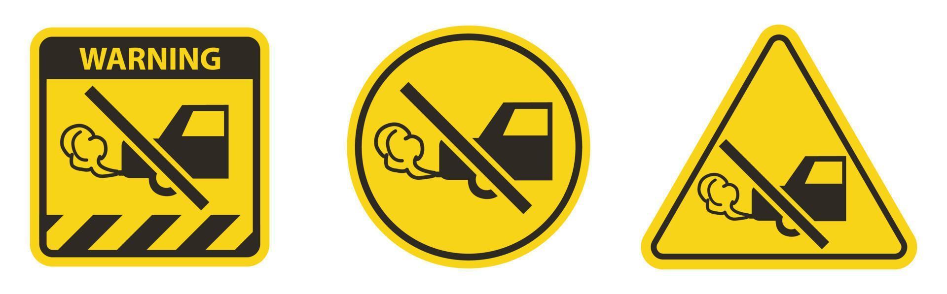 Do Not Switch On Engine Symbol vector