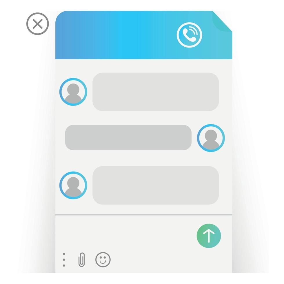 una ventana emergente en línea para ayudar al usuario. la ventana del mensajero. chat vector