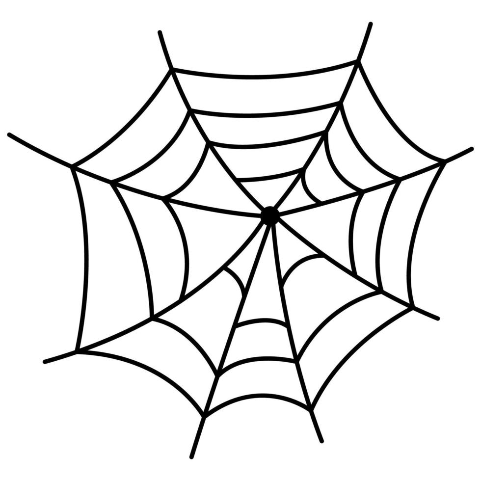 Vector spider web design