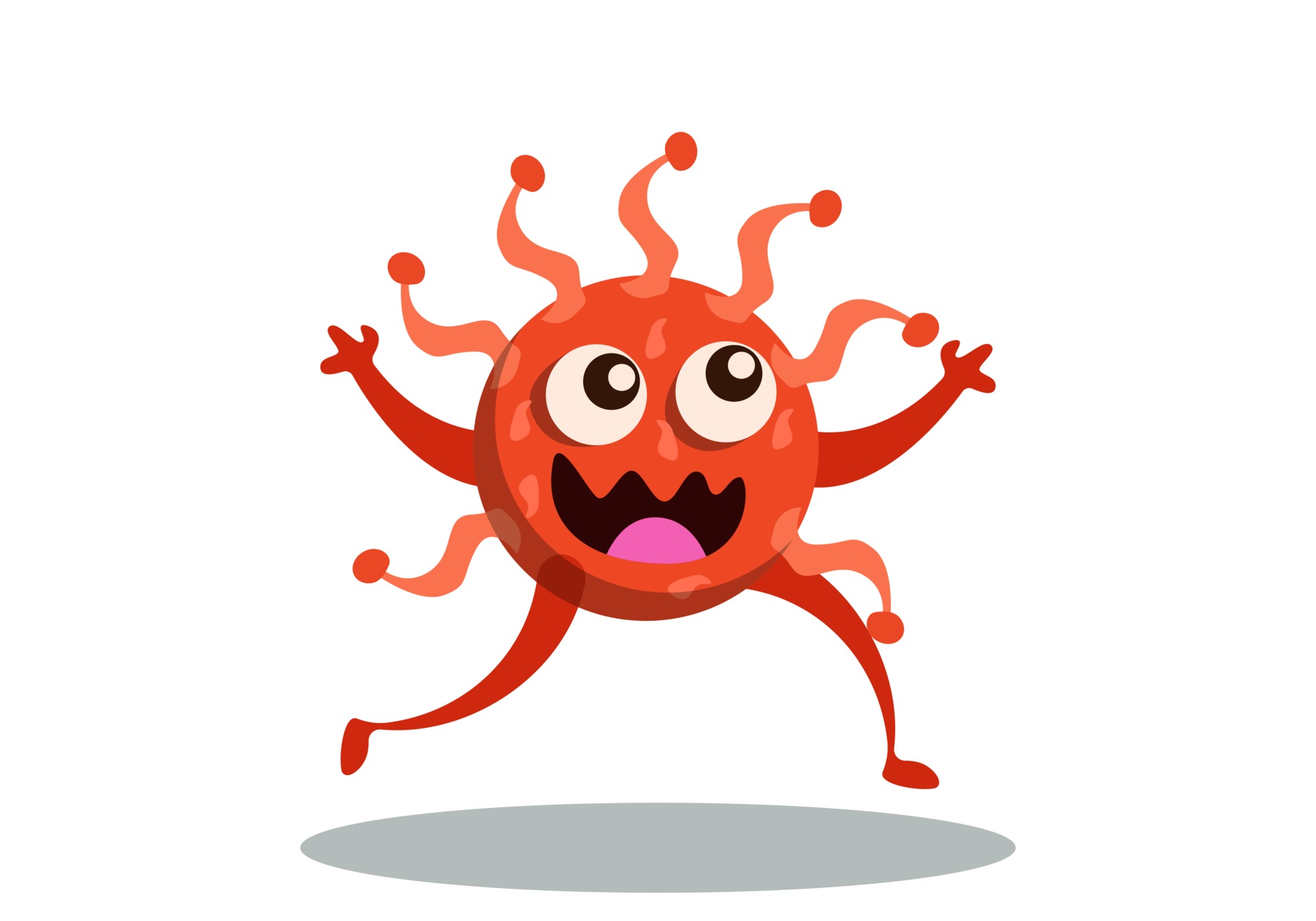 cute red bacteria character running. Cartoon microbes. 3479639 Vector Art at Vecteezy cute red bacteria character running. Cartoon microbes. 3479639 Vector Art at Vecteezy