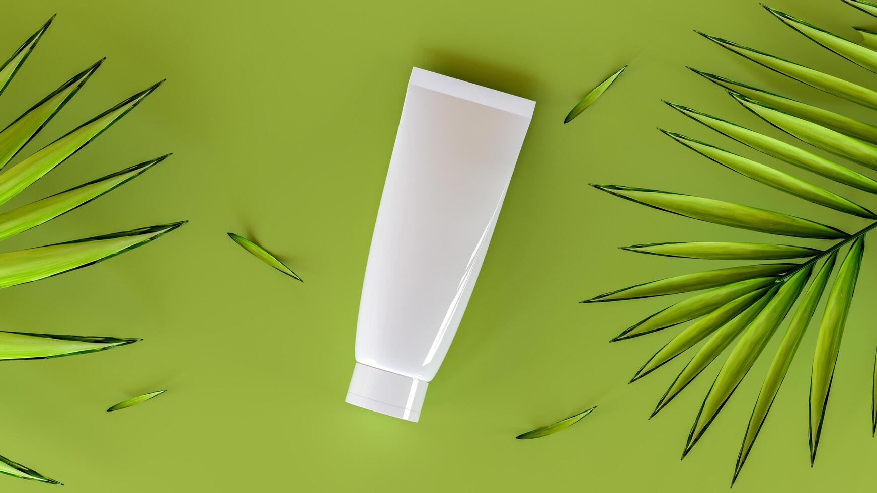 A squeeze tube for applying creams or cosmetics. photo