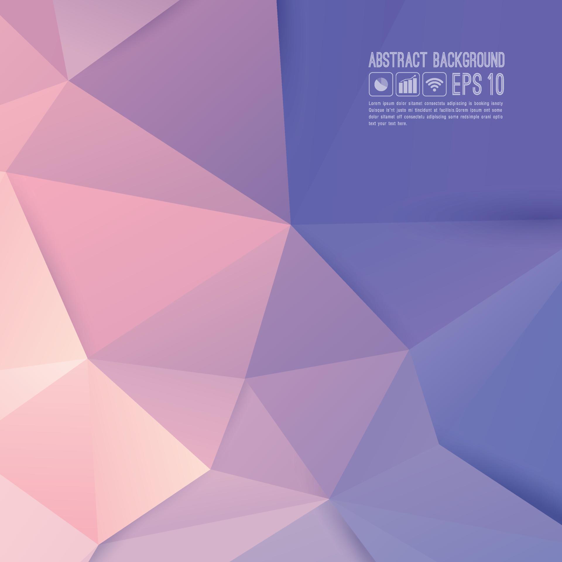 Blue and pink polygonal background 3479960 Vector Art at Vecteezy