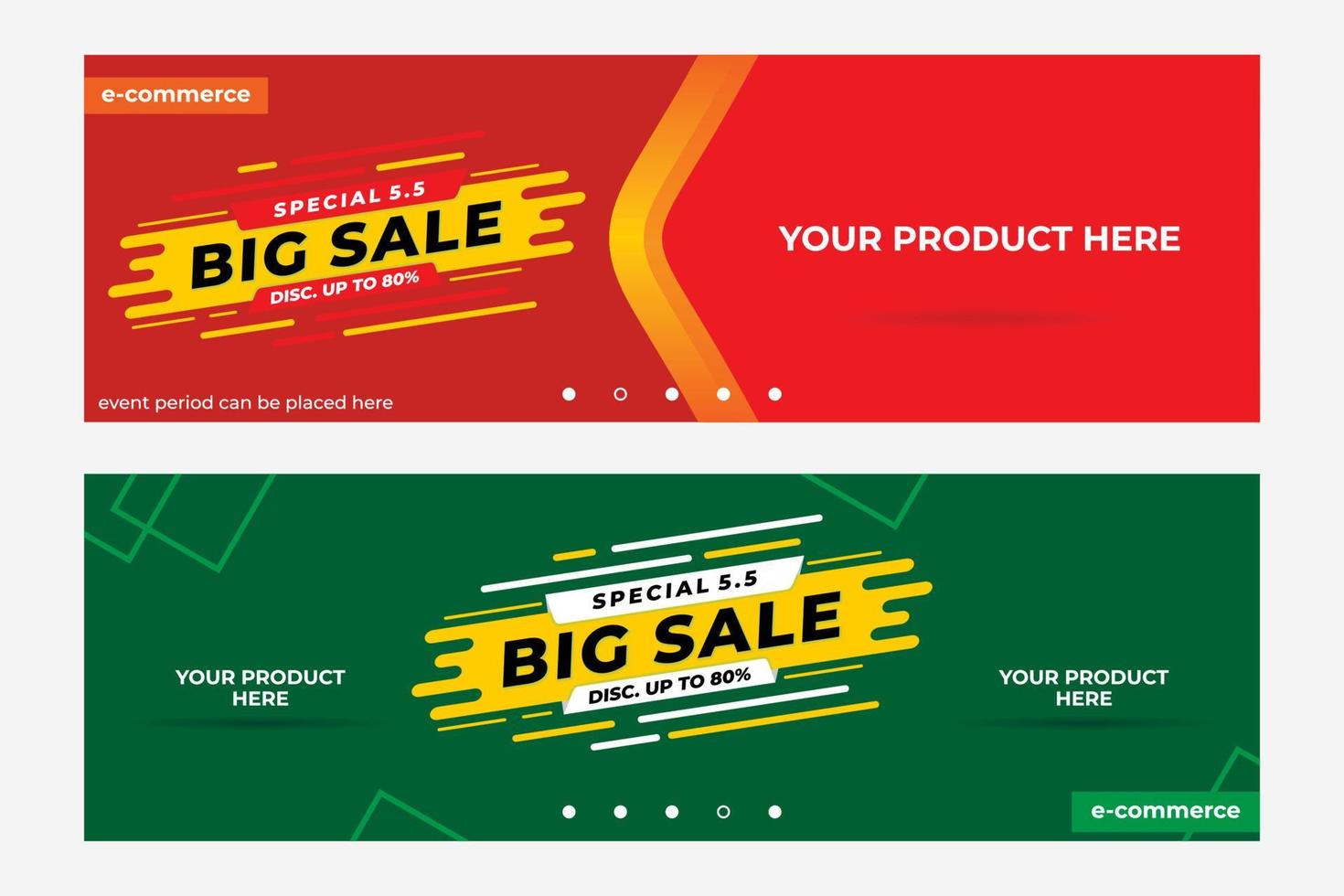 Vector Abstract Sales Promotion Banner Template Vector Eps 10 suitable