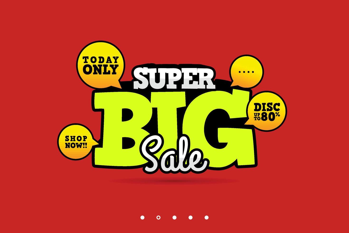 Vector Abstract Sales Promotion Banner Template Vector Eps 10 suitable for social media post, brochure, poster, web banner etc.