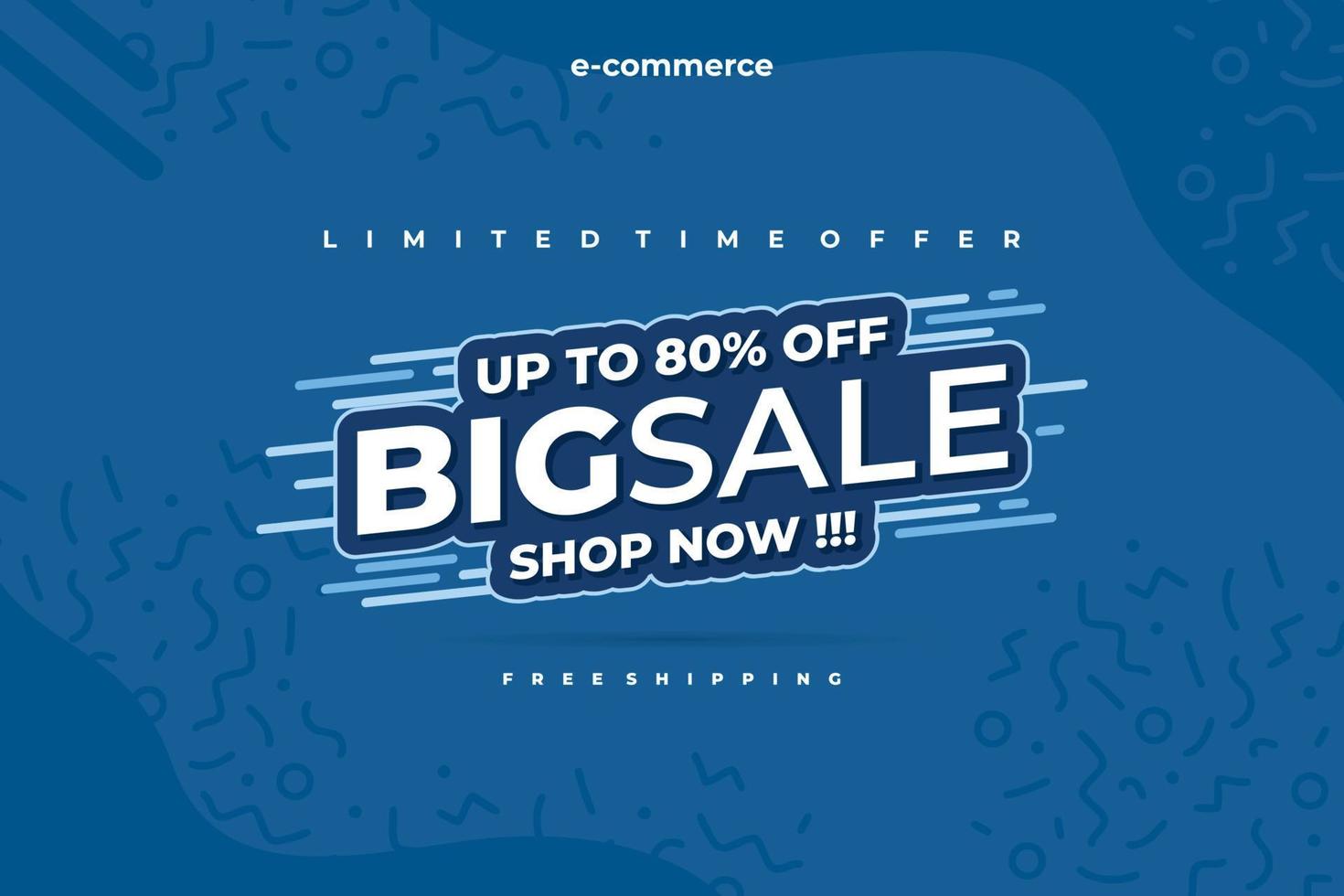 Vector Abstract Sales Promotion Banner Template Vector Eps 10 suitable for social media post, brochure, poster, web banner etc.