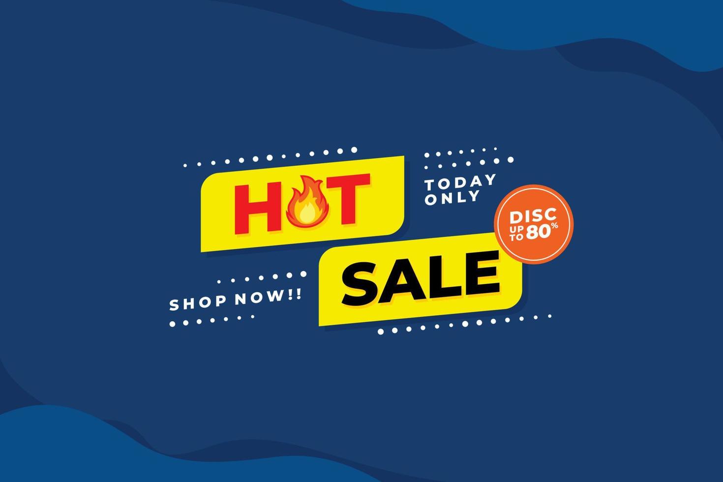 Vector Abstract Sales Promotion Banner Template Vector Eps 10 suitable for social media post, brochure, poster, web banner etc.