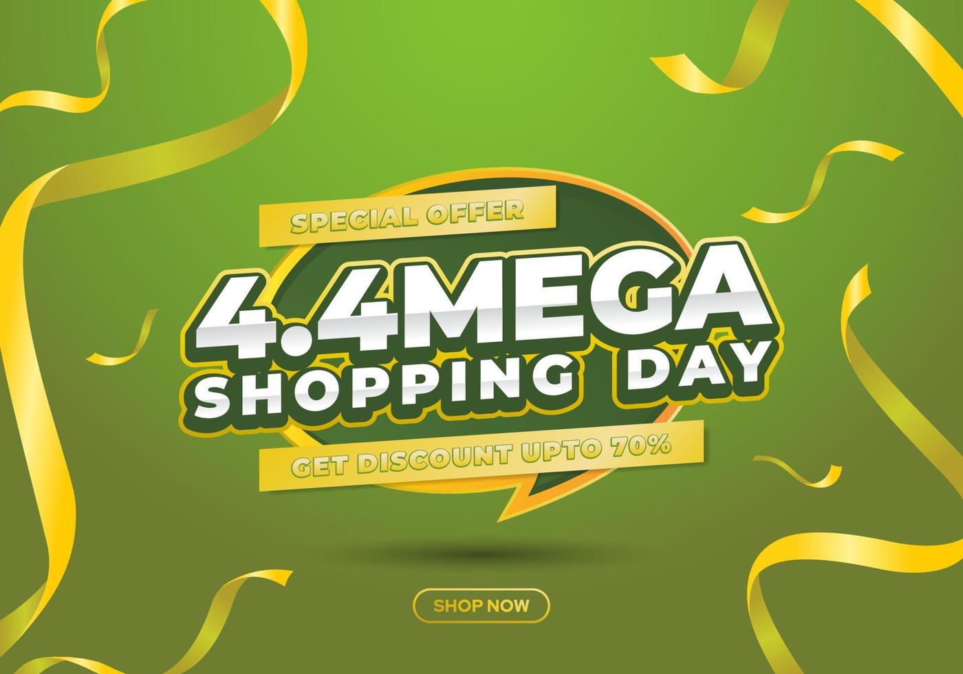 Sales promotion banner design for celebration of each month vector