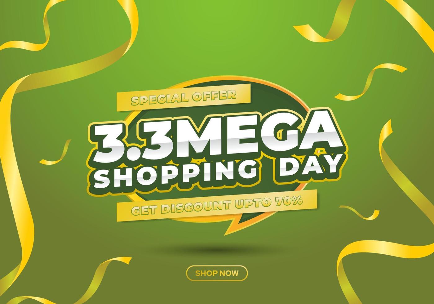 Sales promotion banner design for celebration of each month vector