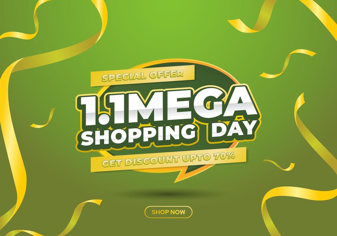 Sales promotion banner design for celebration of each month vector