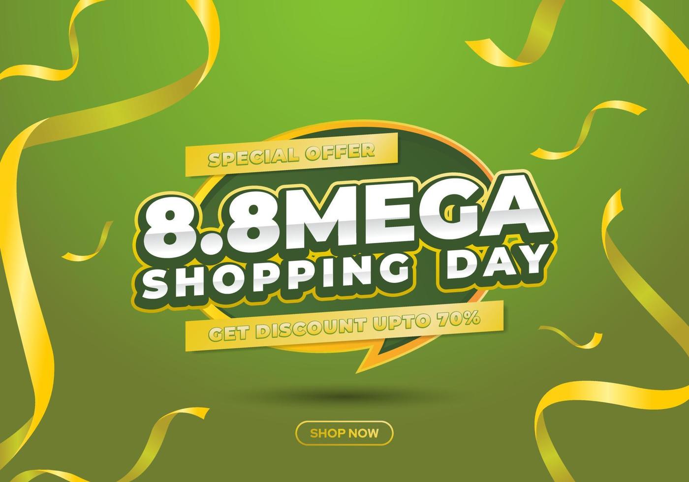 Sales promotion banner design for celebration of each month vector