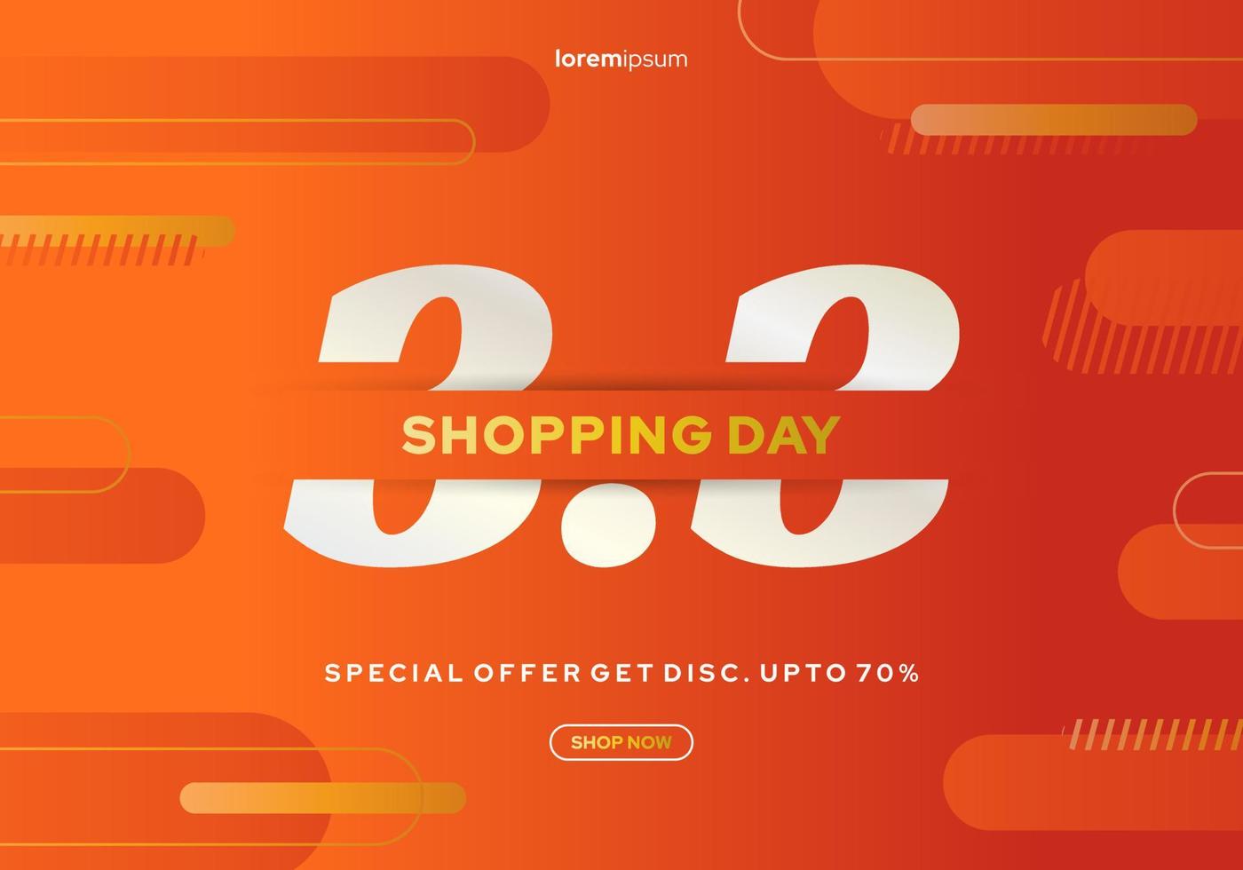 Sales promotion banner design for celebration of each month vector