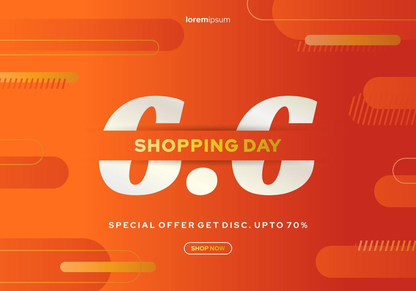 Sales promotion banner design for celebration of each month vector