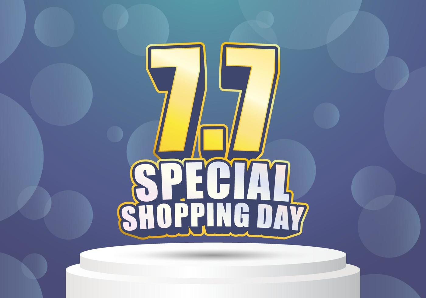 Sales promotion banner design for celebration of each month vector