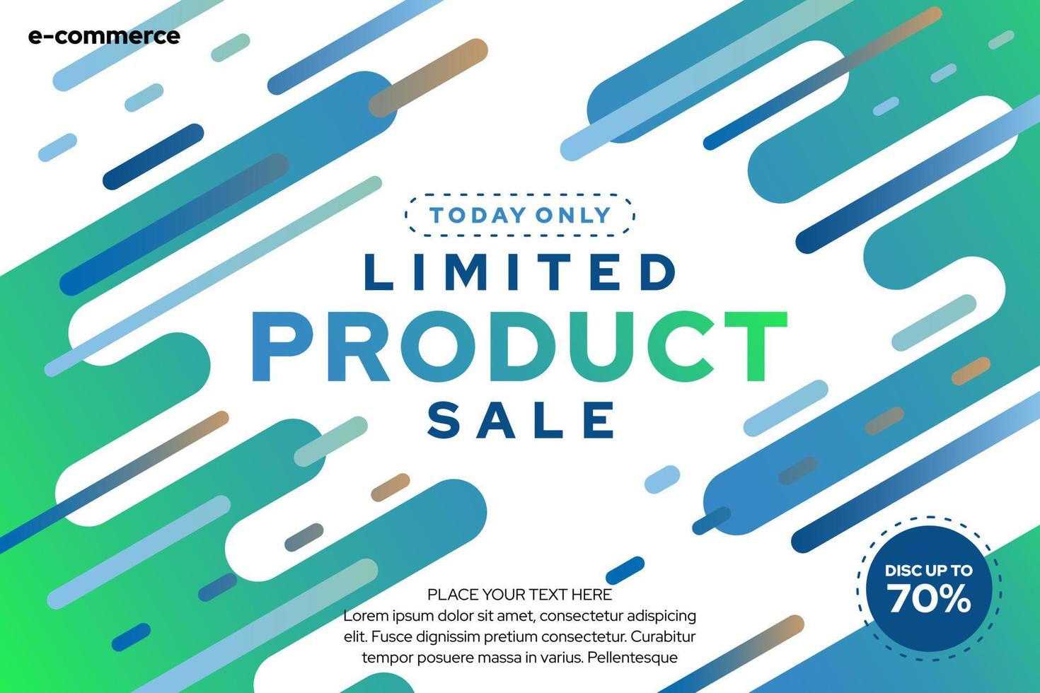 Vector Abstract Sales Promotion Banner Template Vector Eps 10 suitable for social media post, brochure, poster, web banner etc.