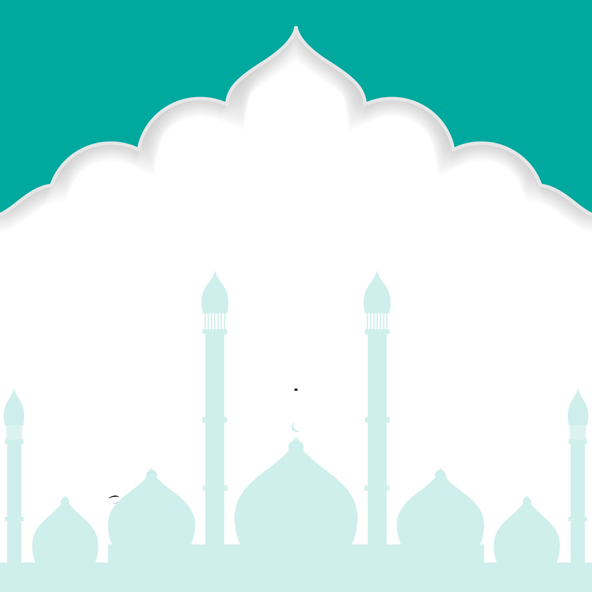 Modern Islamic background template, combination with mosque design