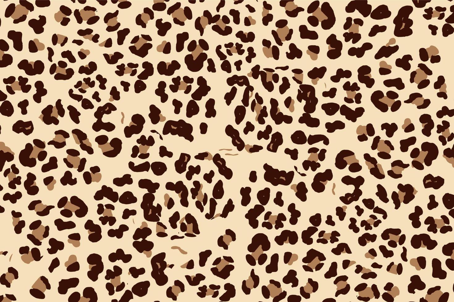 Leopard Pattern Decorative Background Vector Illustration