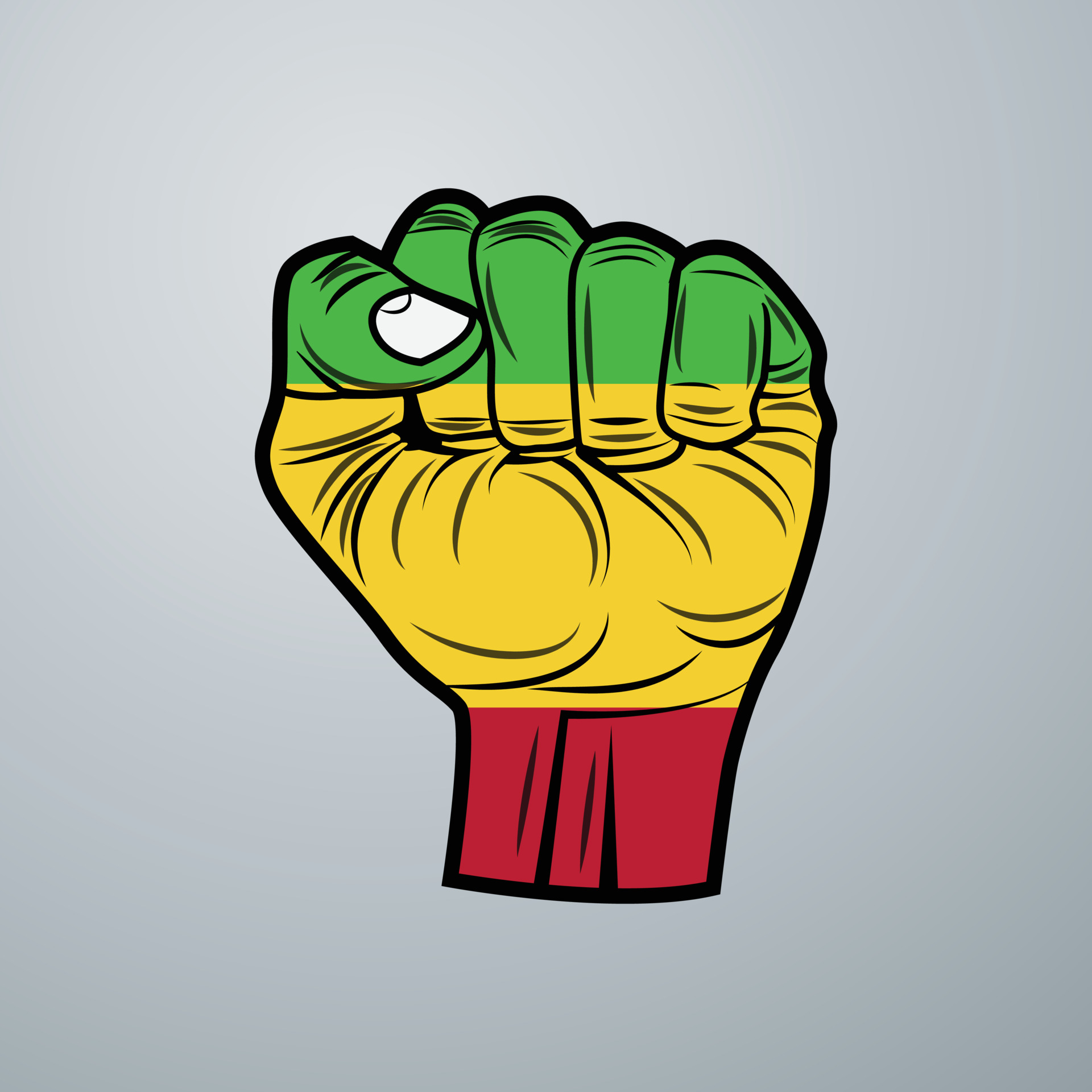 Mali Flag with Hand Design 3481241 Vector Art at Vecteezy