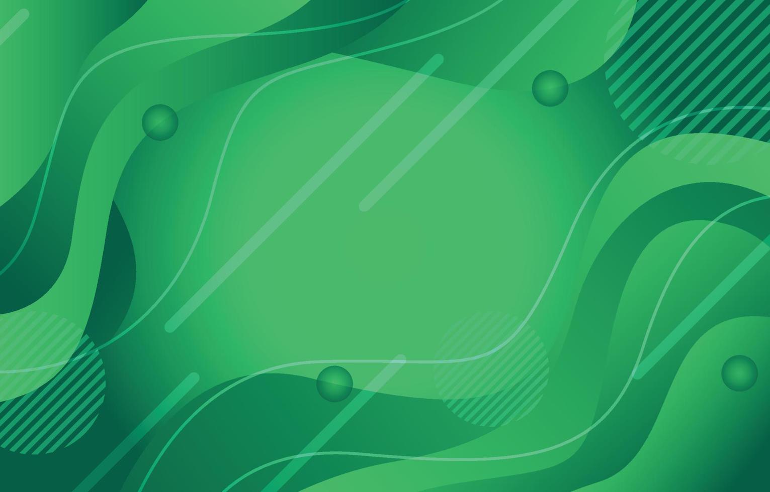Green Fluid Gradient Background vector