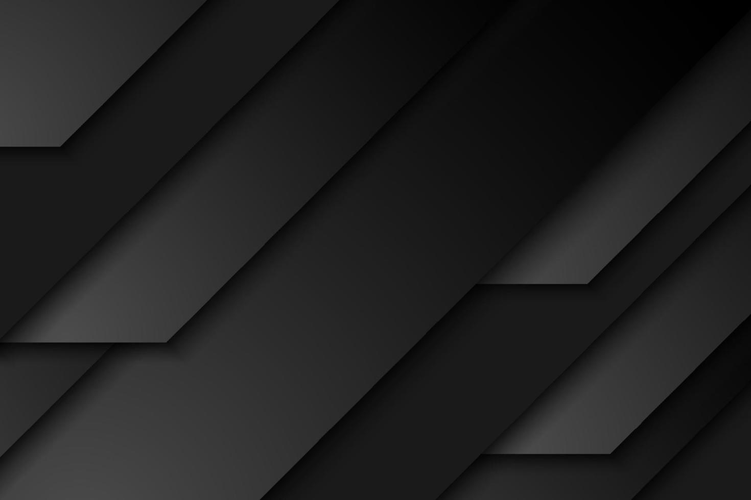 Abstract black diagonal overlap background vector