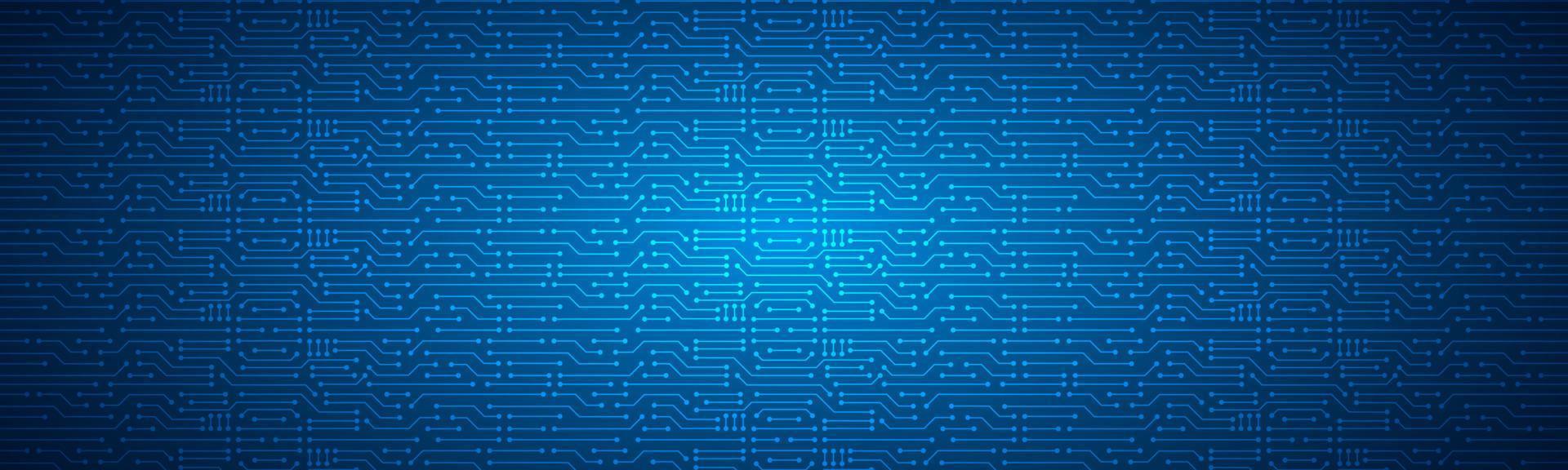 Microchip Technology Background, blue digital circuit board pattern vector