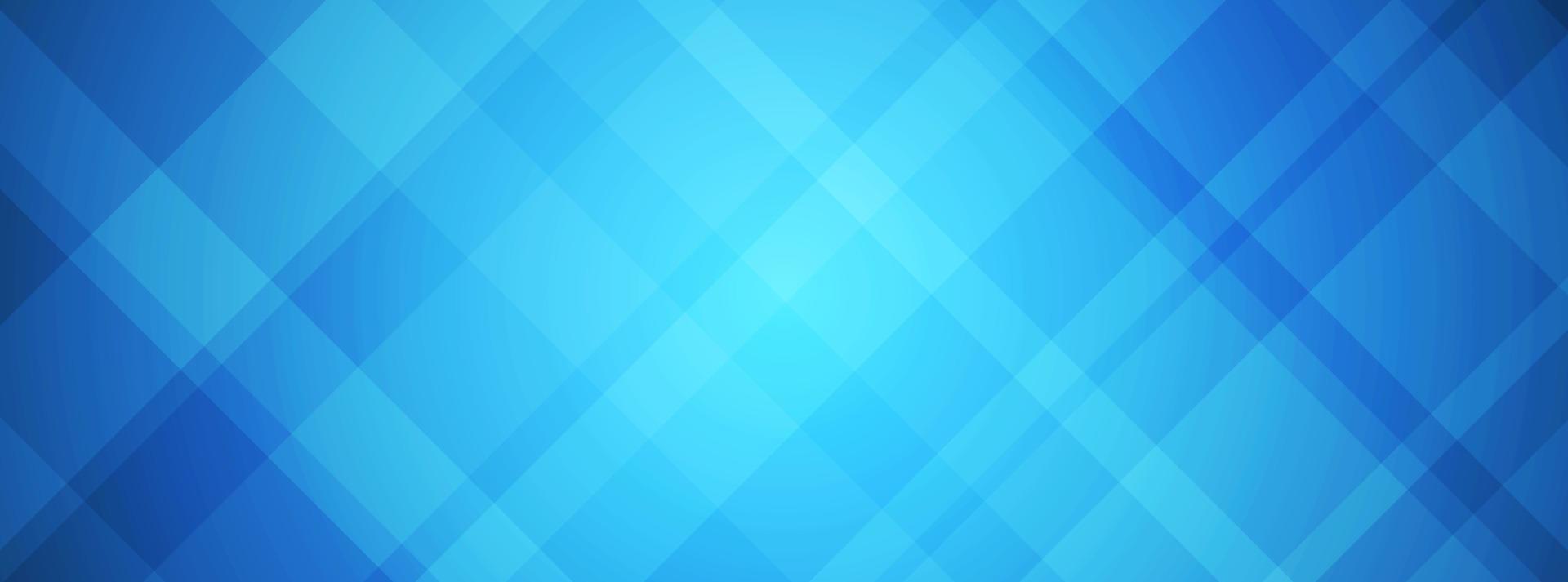 Abstract blue overlapping rectangle background vector