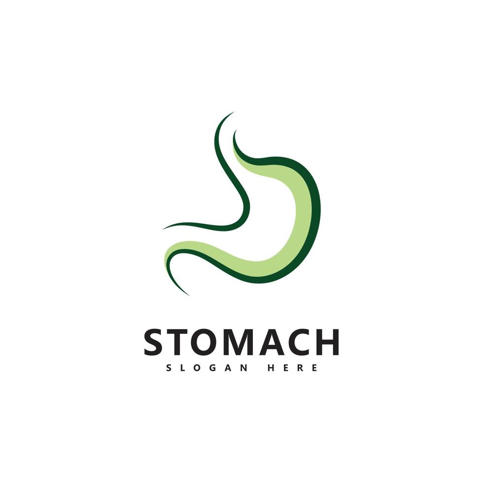 stomach care logo icon vector