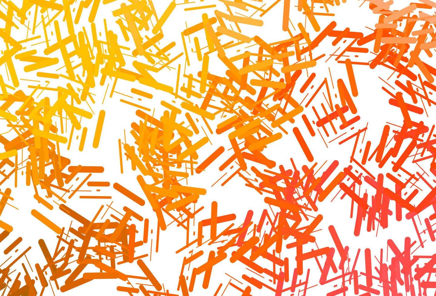 Dark yellow, orange vector pattern with narrow lines.