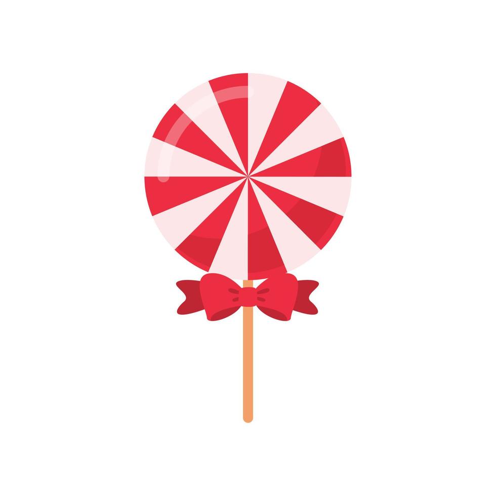 Christmas candy. Red and Green Candy Gifts for Kids on Christmas Day vector