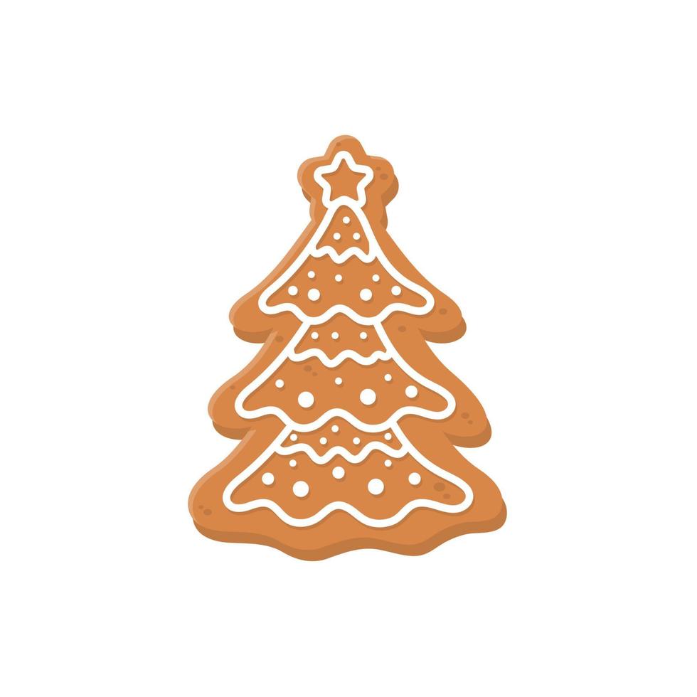 Christmas cookies. Sweet Bread for Kids at Christmas vector