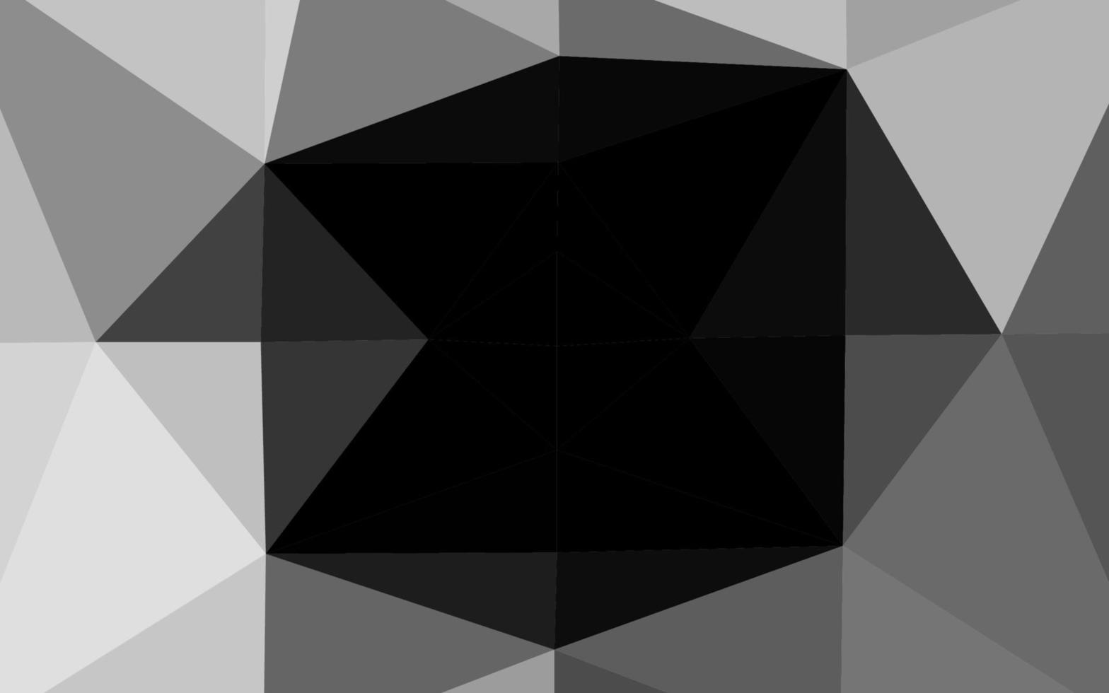 Light Silver, Gray vector polygonal pattern.