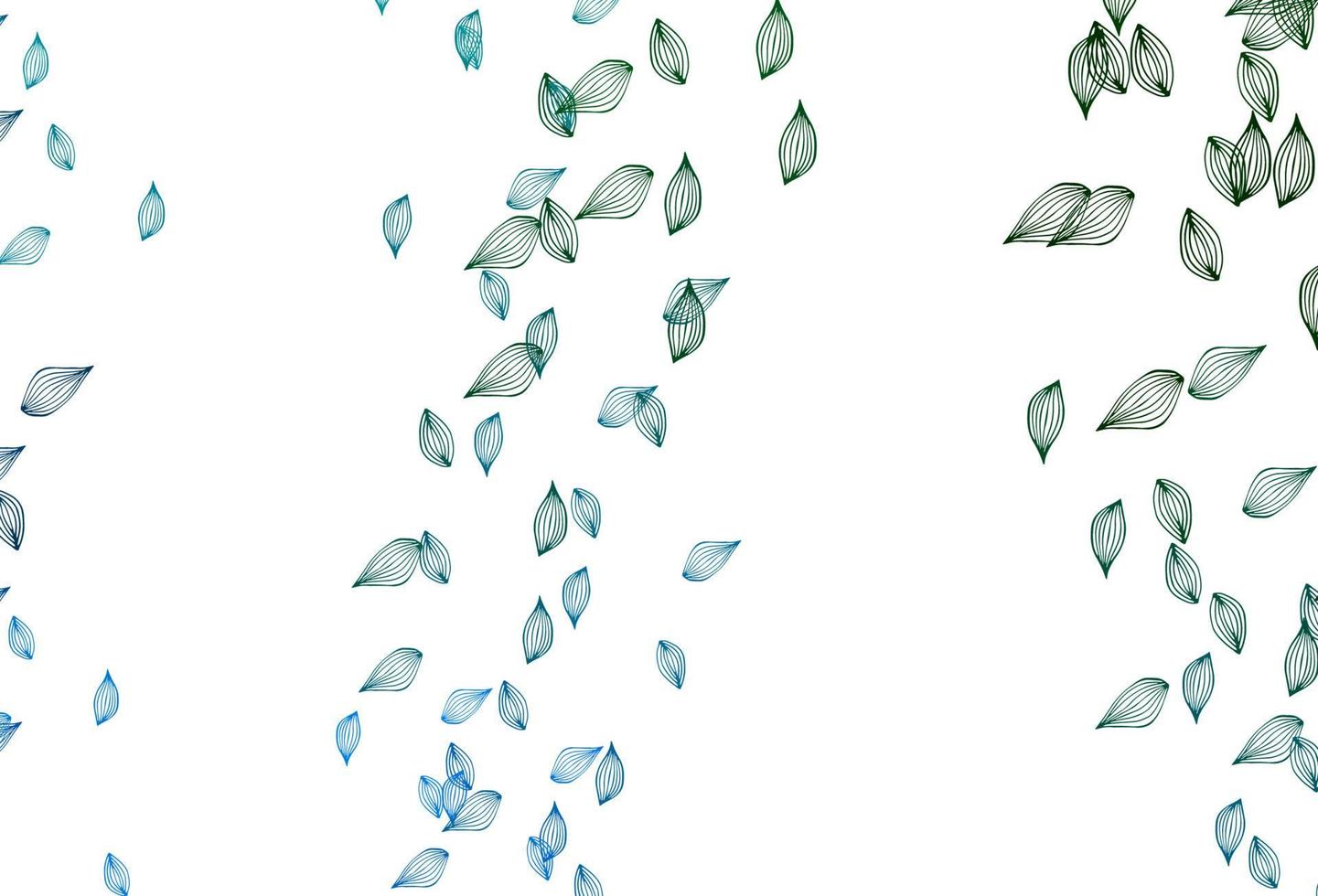 Light Blue, Green vector hand painted background.