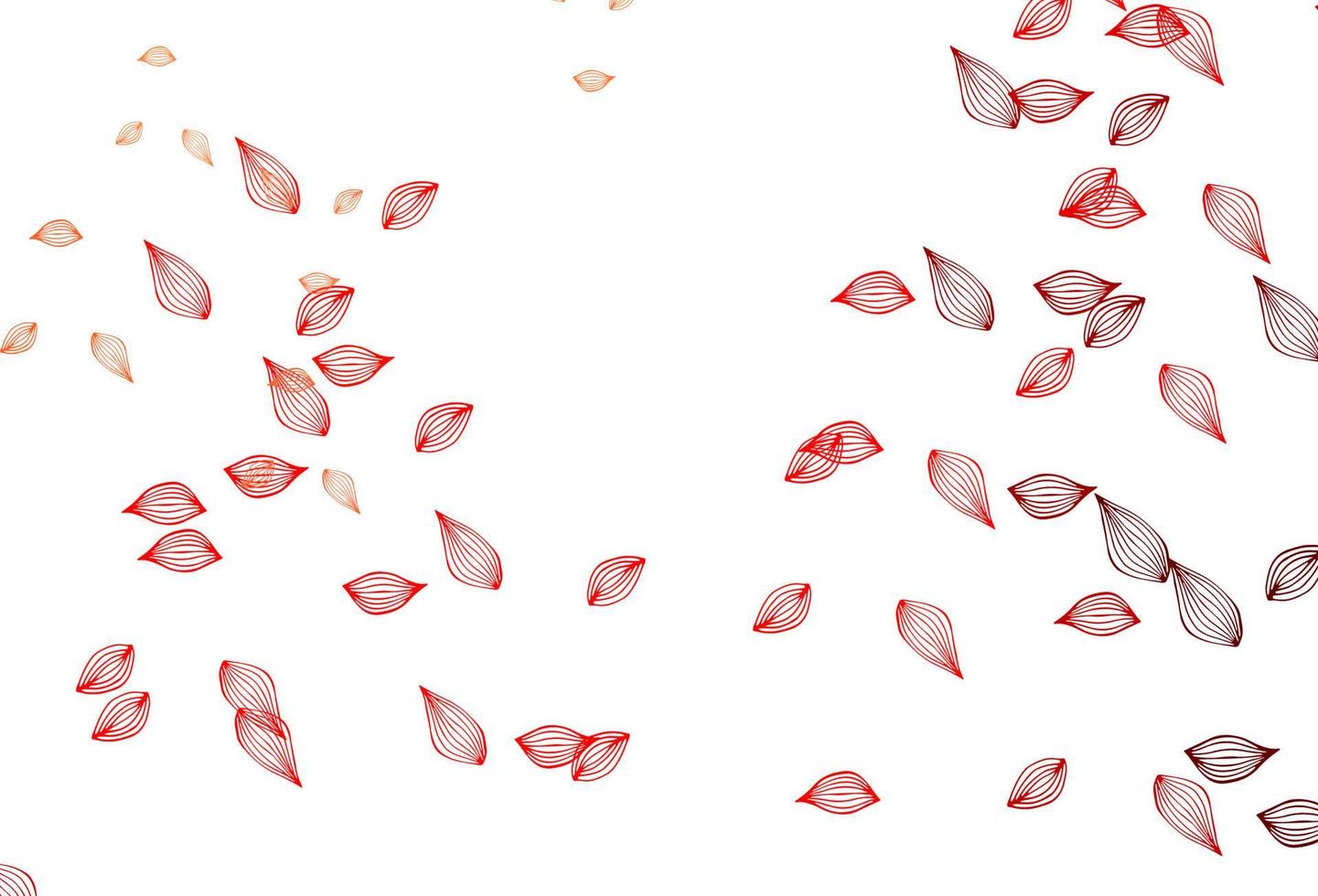 Light Red vector doodle backdrop.