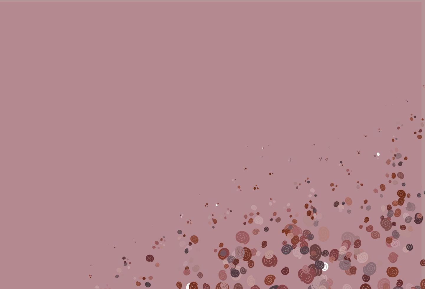 Light Red vector background with liquid shapes.