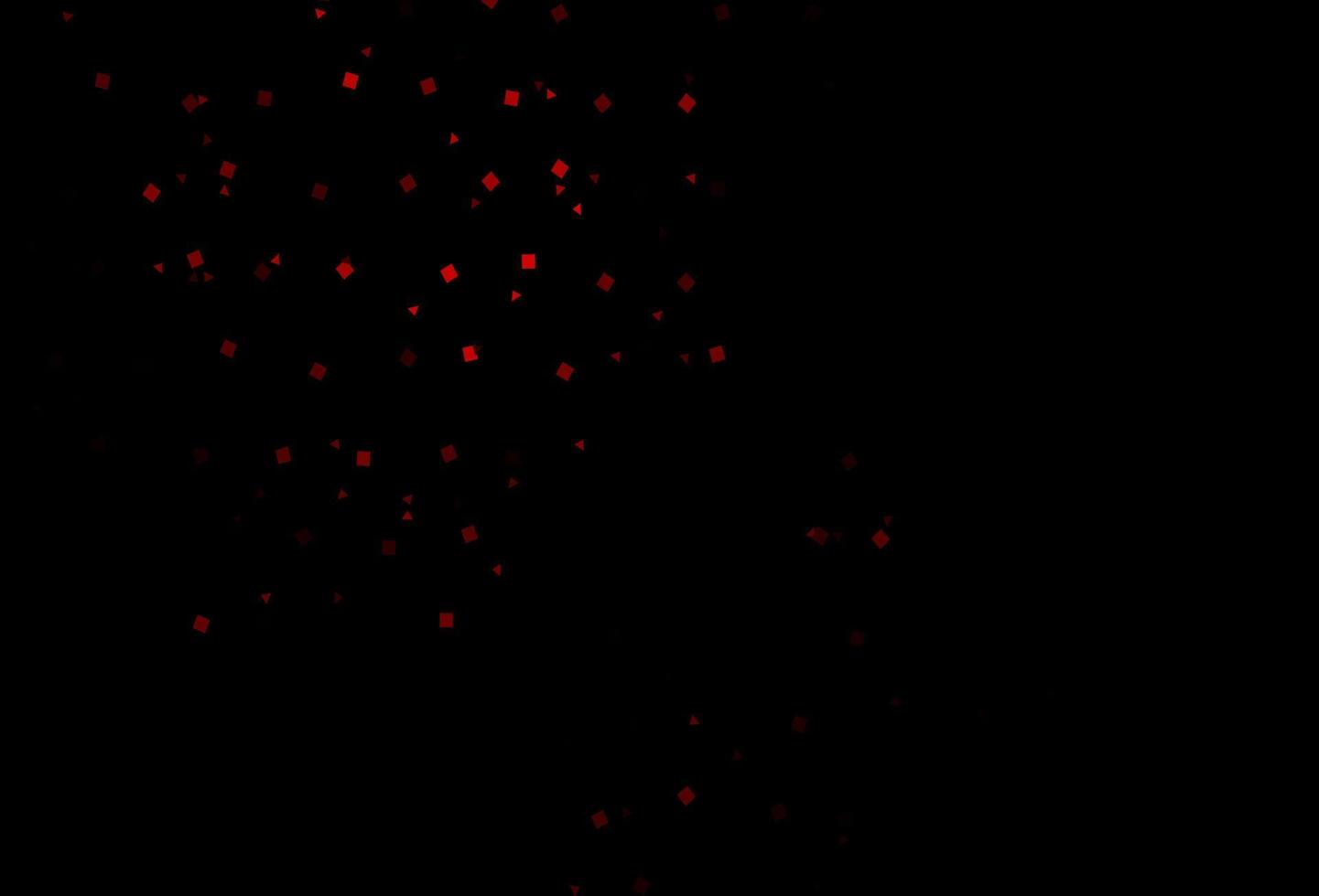 Dark Red vector texture in poly style with circles, cubes.