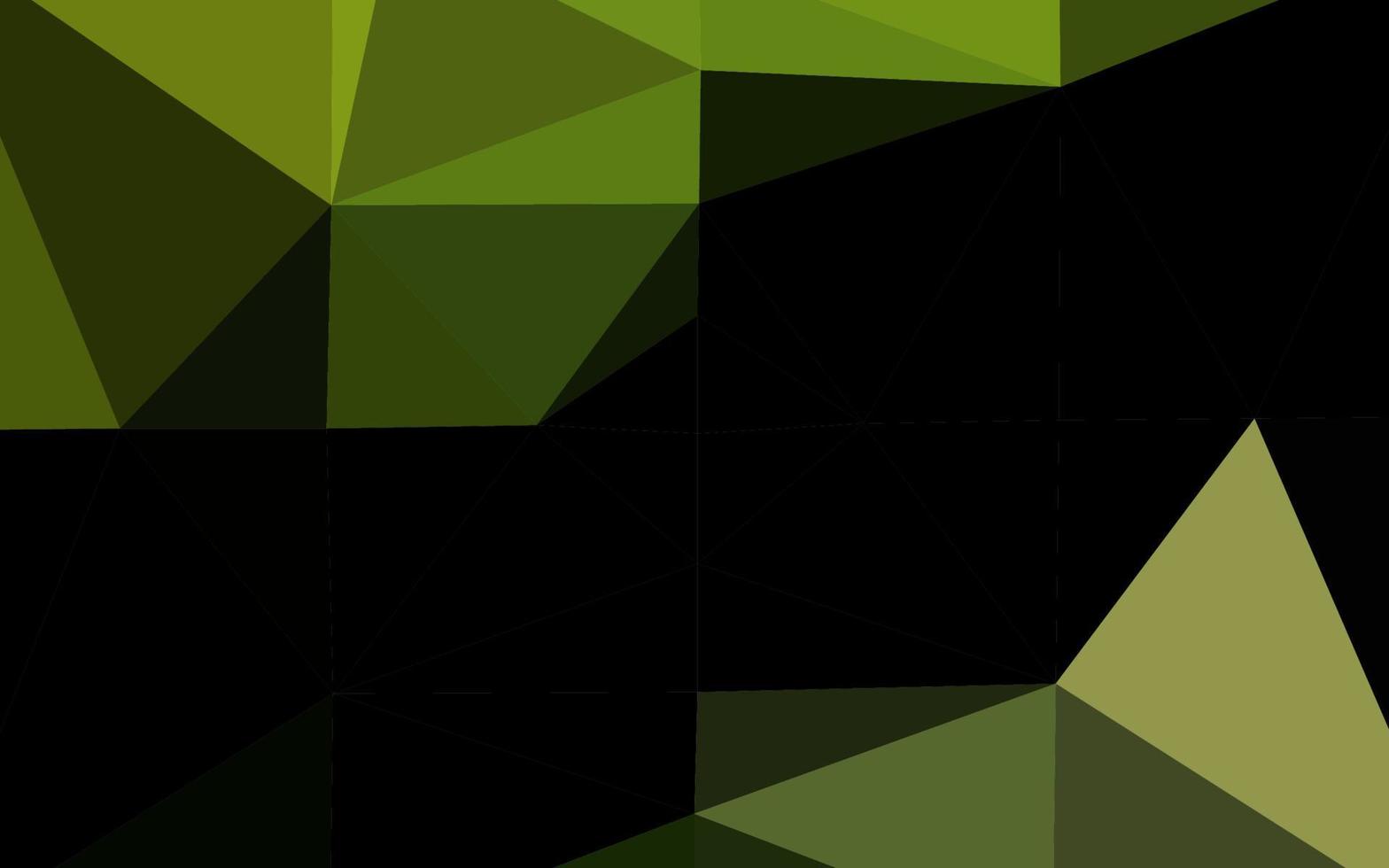 Dark Green vector polygonal template.