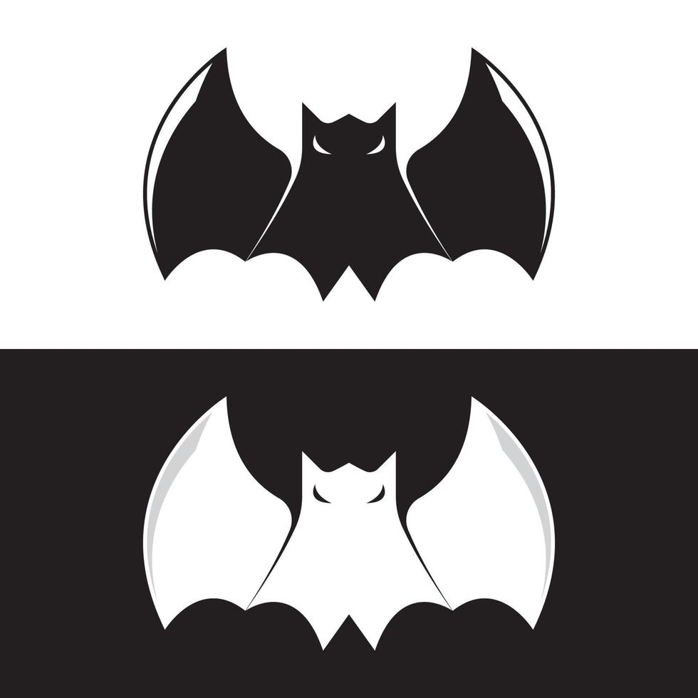 Bat logo template vector icon design