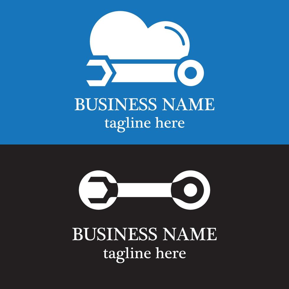 Settings logo template vector icon design
