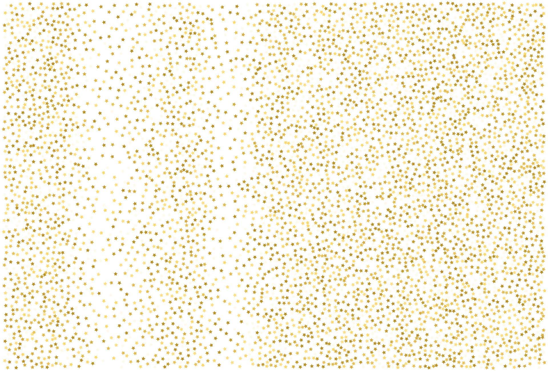 Gold star confetti magic festive holiday background. 3484093 Vector Art
