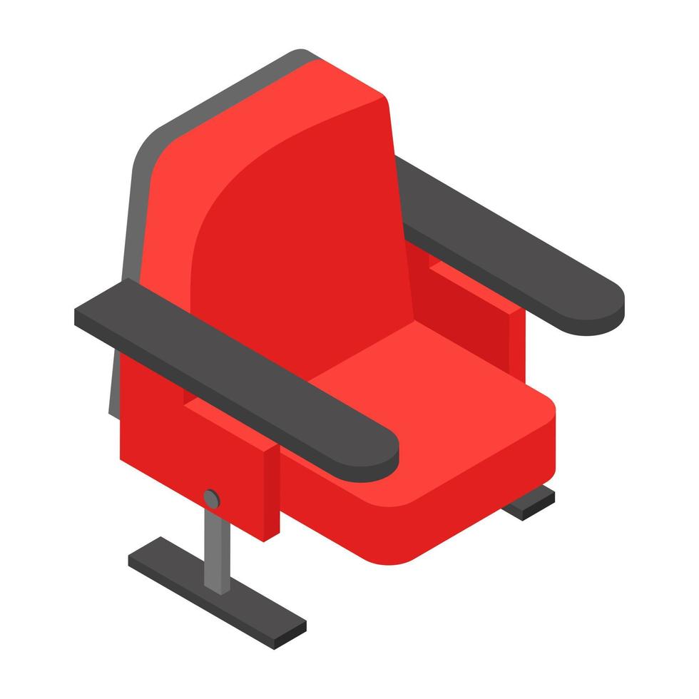 Cinema Chair  Concepts vector