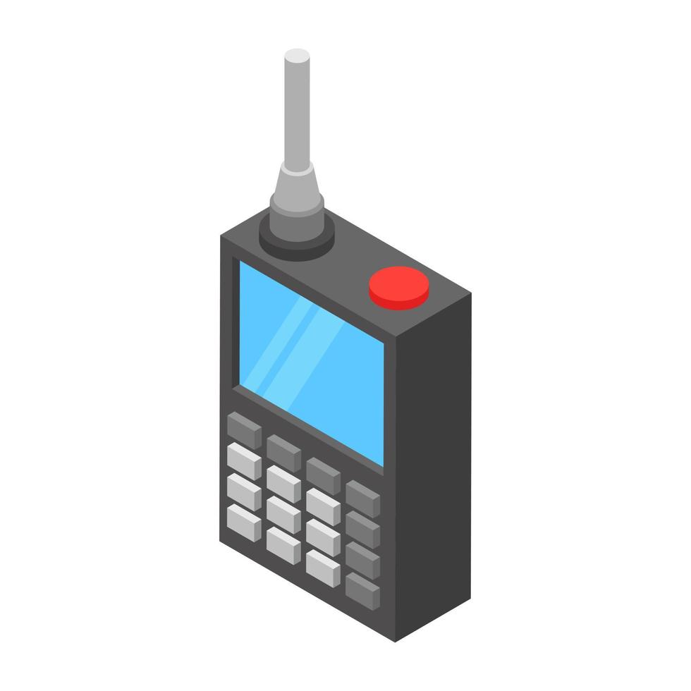 conceptos de walkie talkie vector