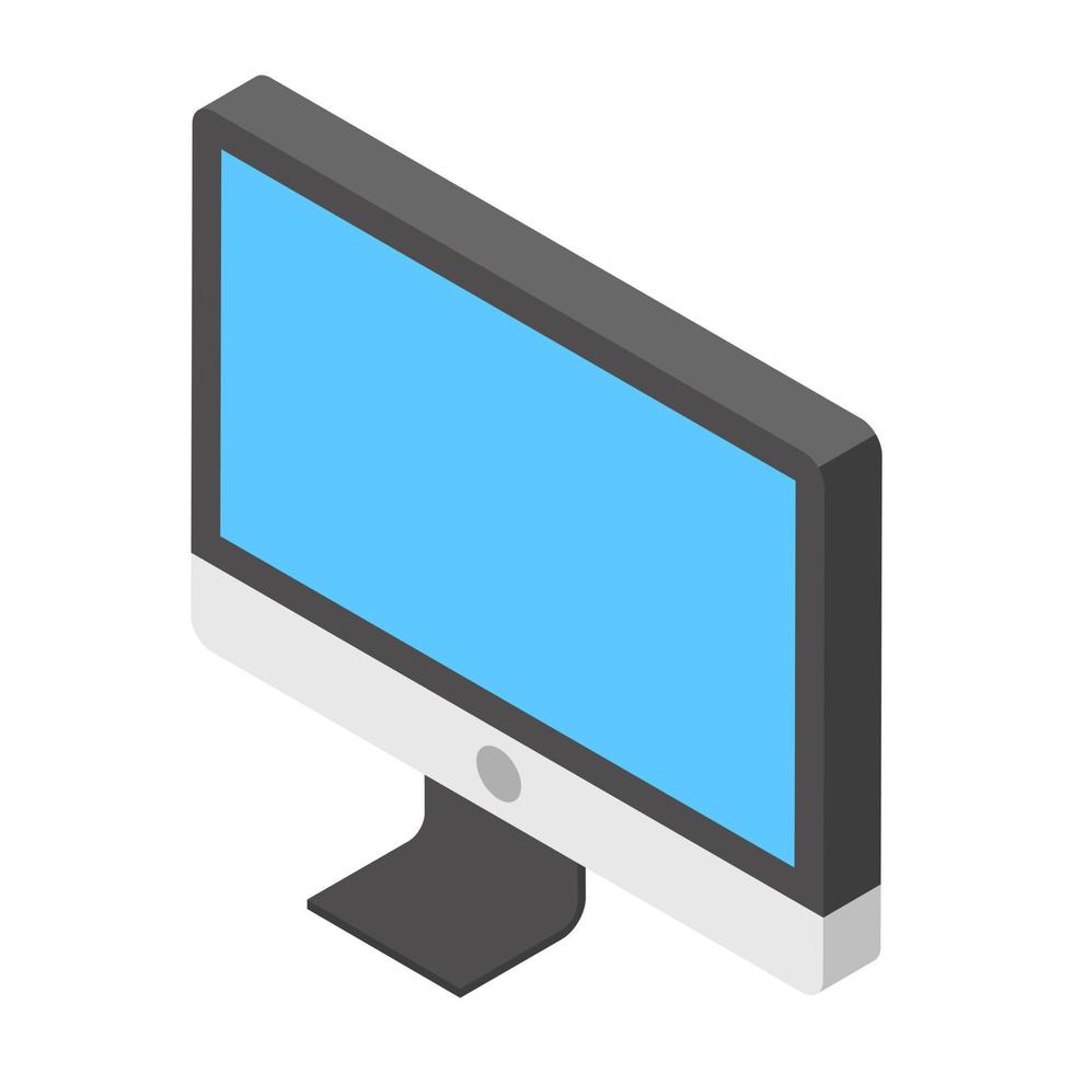 conceptos de monitor de moda vector