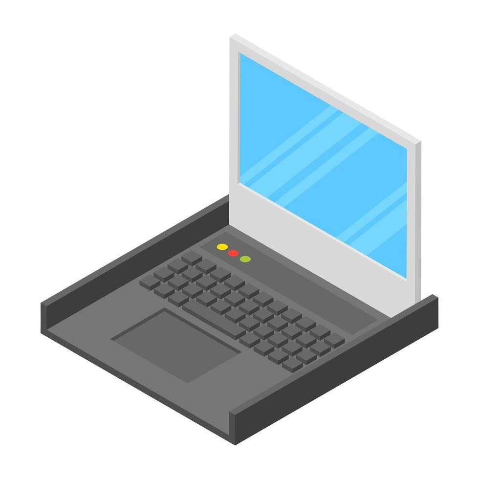 Trendy Laptop Concepts vector