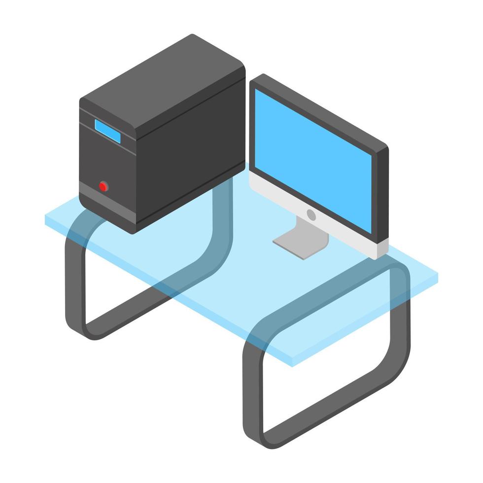 Trendy Computer Concepts vector
