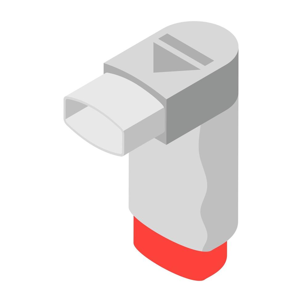 Trendy Inhaler Concepts vector