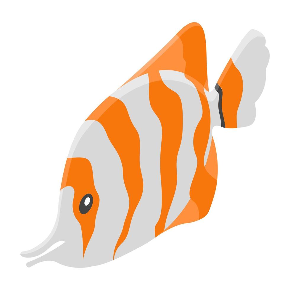 conceptos de pescado de moda vector