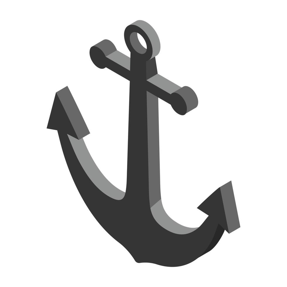 Trendy Anchor Concepts vector